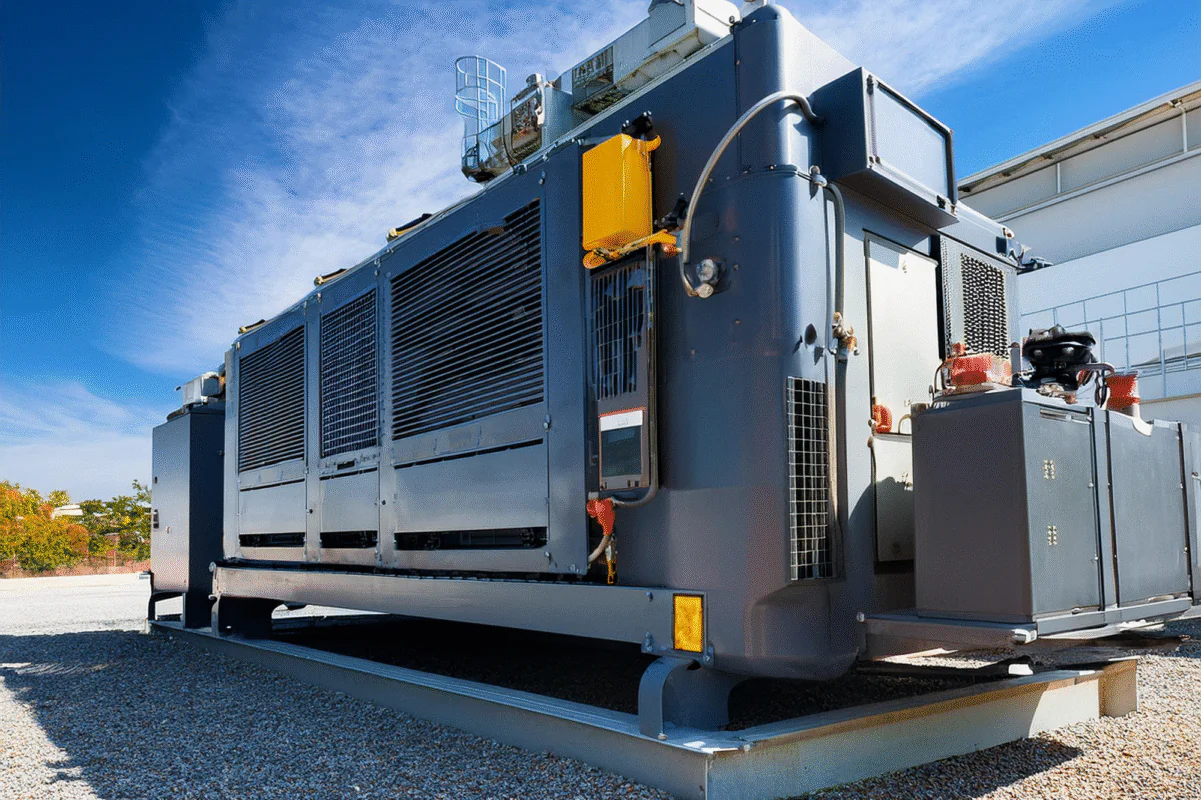 High-capacity industrial diesel generator unit for reliable power supply